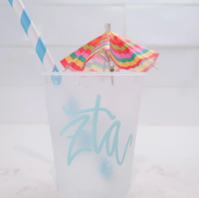Load image into Gallery viewer, Sorority Frosted Cup