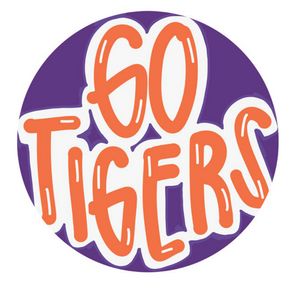 Go Tigers Game Day Button