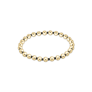 enewton Faceted Hematite Grateful Pattern 5mm Bead Bracelet