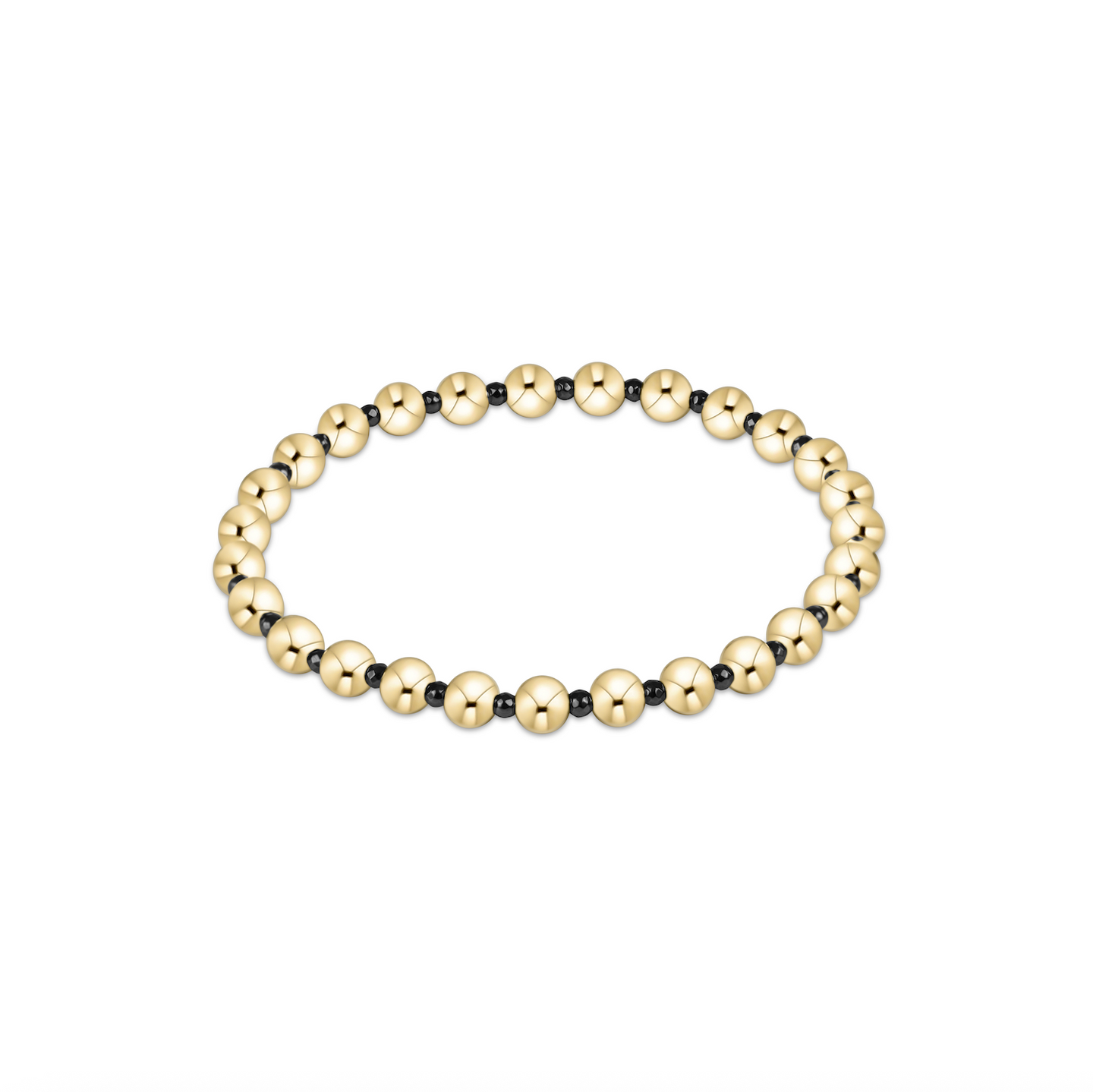 enewton Faceted Hematite Grateful Pattern 5mm Bead Bracelet