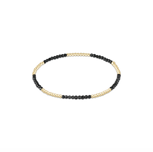 enewton Blissful Pattern 2mm Bead Bracelet - Faceted Hematite