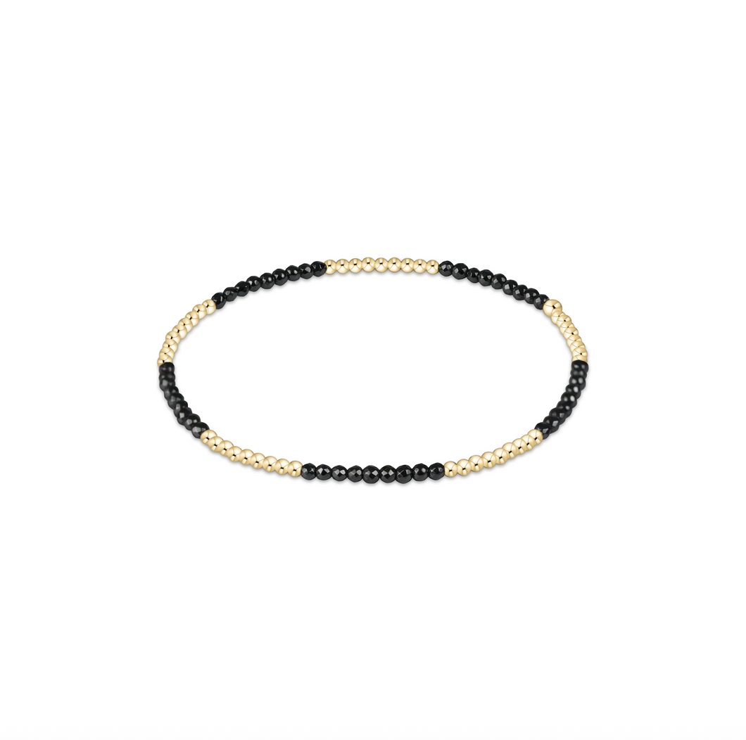 enewton Blissful Pattern 2mm Bead Bracelet - Faceted Hematite