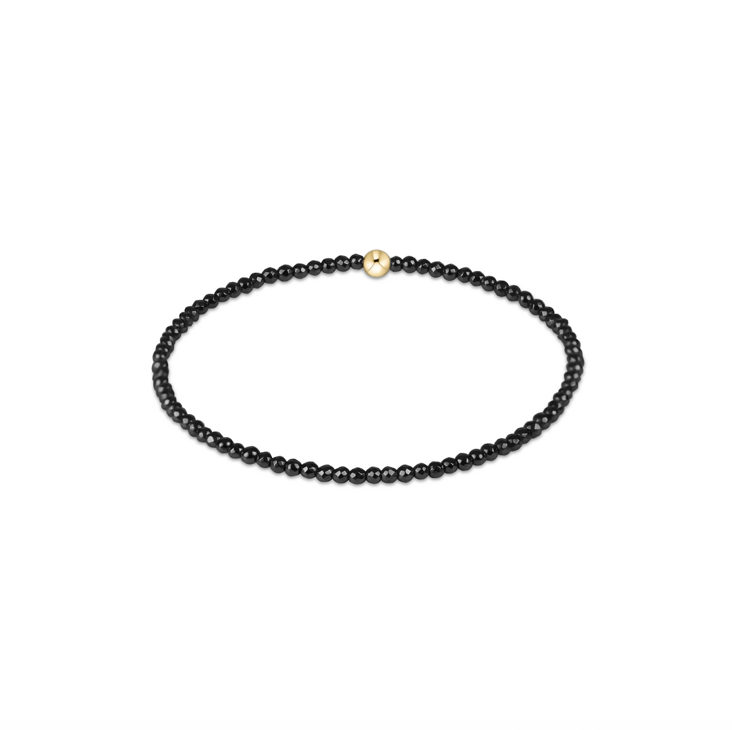 enewton Faceted Hematite 2mm Bead Bracelet
