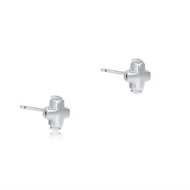 enewton Signature Cross Small Sterling Stud - Sterling