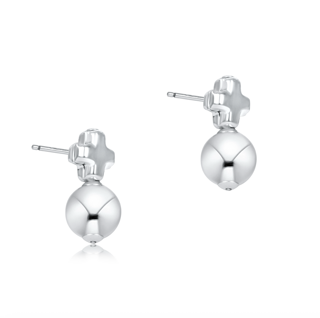enewton Signature Cross Small Sterling Stud - Classic Sterling