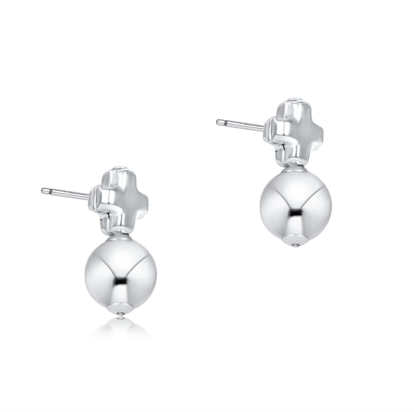 enewton Signature Cross Small Sterling Stud - Classic Sterling