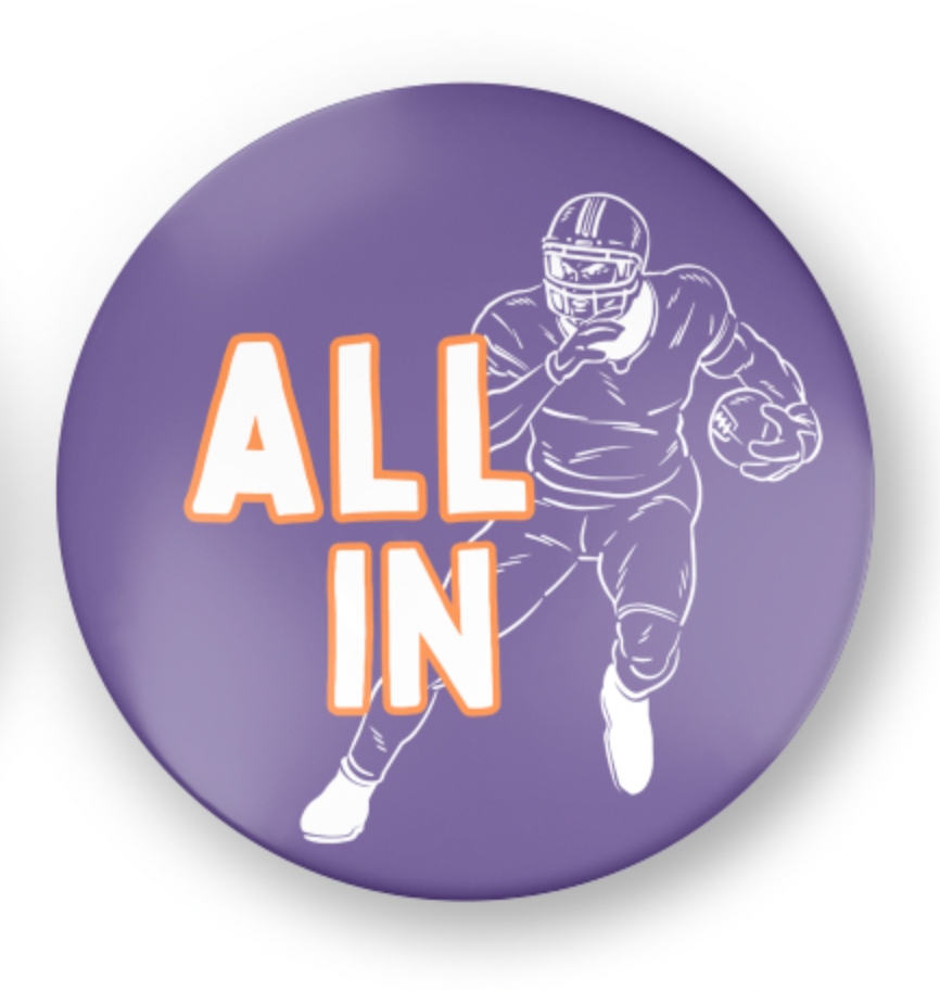 ALL IN Game Day Button
