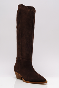 Free People Sway Low Slouch Boot 2.0 in Fudgesicle