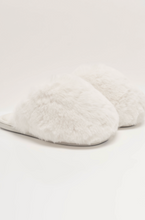 Load image into Gallery viewer, Free People Snowball Slipper in Snow Faux Fur