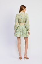 Load image into Gallery viewer, En Saison Rylee Mini Dress | Blue Mustard Ivory