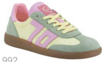Load image into Gallery viewer, Back 70 Ghost C26 in Light Yellow/Light Green Pink Sneakers