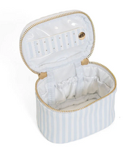 Load image into Gallery viewer, TRVL Luxe Jewel Case | Pimlico Stripe Pink