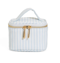 Load image into Gallery viewer, TRVL Luxe Jewel Case | Pimlico Stripe Blue