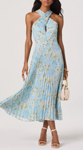 Load image into Gallery viewer, ASTR Samantha Dress | Blue Floral