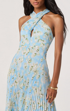 Load image into Gallery viewer, ASTR Samantha Dress | Blue Floral