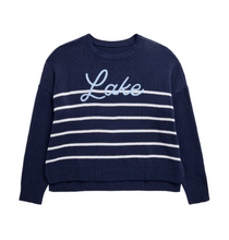 Load image into Gallery viewer, Shiraleah Lake Relaxed Fit Sweater | Navy