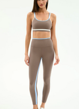 Load image into Gallery viewer, Splits59 Eva Rigor Double Strap Bra | Lentil/White