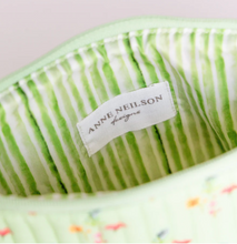 Load image into Gallery viewer, Anne Neilson Large Green Multi Cosmetic Bag