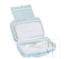 Load image into Gallery viewer, TRVL Bundle Up2 Hanging Toiletry Bag | Petite Fleur Blue