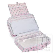 Load image into Gallery viewer, TRVL Bundle Up2 Hanging Toiletry Bag | Petite Fleur Pink