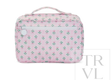 Load image into Gallery viewer, TRVL Bundle Up2 Hanging Toiletry Bag | Petite Fleur Pink