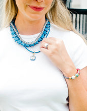 Load image into Gallery viewer, Smith &amp; Co Seaglass Necklace | Dusty Blue
