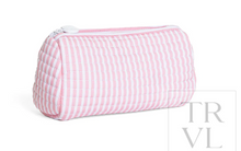 Load image into Gallery viewer, TRVL Quilted Pochette Bag | Pimlico Stripe Dusty Rose