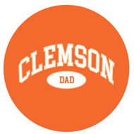 Clemson Dad Button