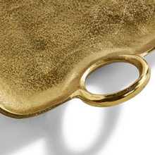 Load image into Gallery viewer, Gold Tray With Handles