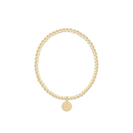 enewton ecollegiate Classic Gold 3mm Bracelet - Clemson Disc