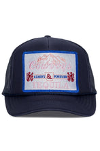 Load image into Gallery viewer, Friday Feelin&#39; Cowboys &amp; Tequila Trucker Hat in Navy