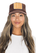 Load image into Gallery viewer, Friday Feelin&#39; Howdy Trucker Hat in Brown