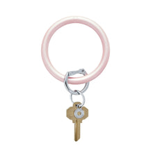 Load image into Gallery viewer, Silicone Big O® Key Ring - Rosé Pearlized