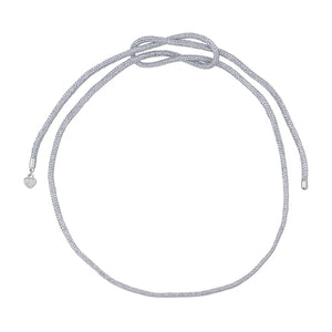 HART Silver Lurex Necklace Cord
