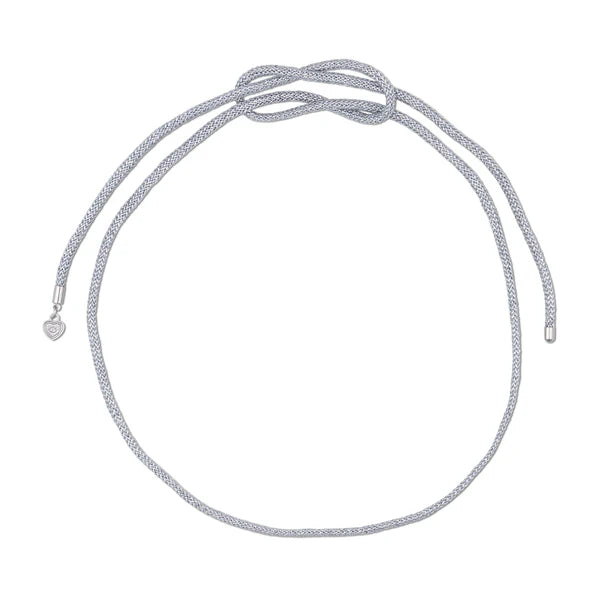HART Silver Lurex Necklace Cord