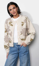 Load image into Gallery viewer, Greylin Skylar Cozy Floral Cardigan | Ivory