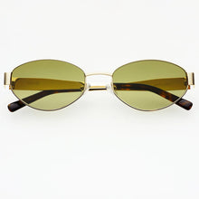 Load image into Gallery viewer, FREYRS Soho Sunglasses | Gold / Green