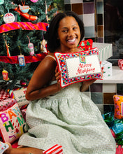 Load image into Gallery viewer, Furbish Merry Mahjong Needlepoint Pillow