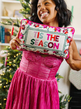Load image into Gallery viewer, Tis The Season Needlepoint Pillow