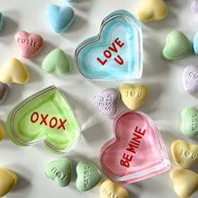 Load image into Gallery viewer, Lauren Dunn Be Mine Pink Acrylic | Candy Heart