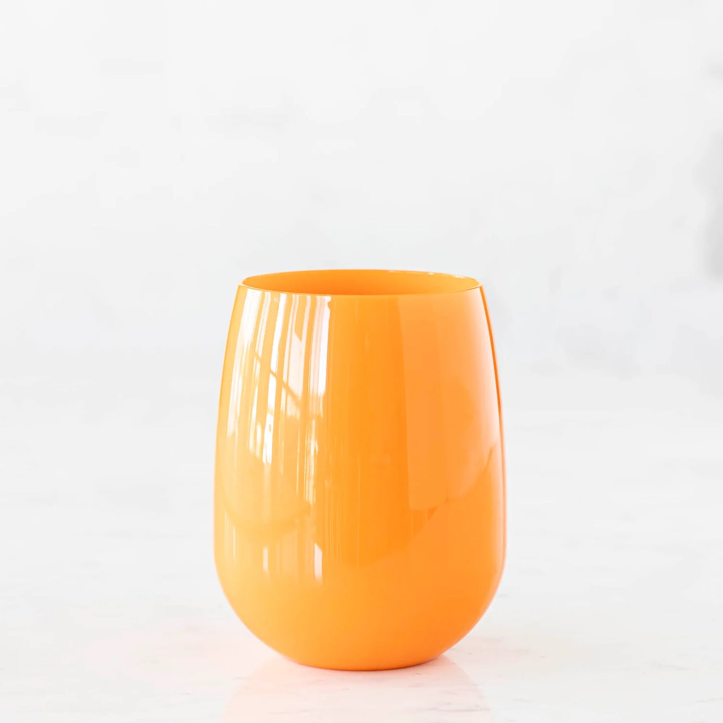Hester & Cook Orange Stemless Wine