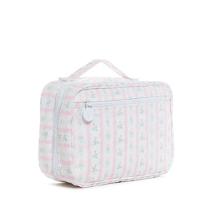 TRVL Bundle Up2 Hanging Toiletry Bag  | Ribbon Floral Pink