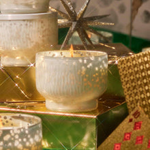Load image into Gallery viewer, Tinsel &amp; Spice Mercury Etched Inverted Jar Candle