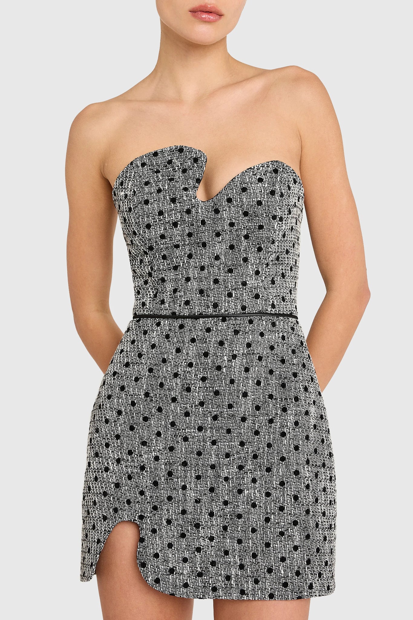 Amanda Uprichard Puzzle Strapless Mini Dress - XSmall Amanda Uprichard Puzzle Strapless Mini Dress - XSmall