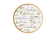 Clemson, SC Gold Pop Tray