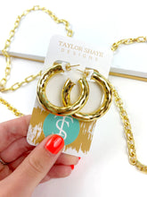 Load image into Gallery viewer, Raya Hoops