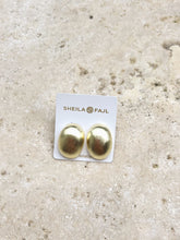 Load image into Gallery viewer, Sheila Fajl Coco Studs | Brushed 18K Gold Plated