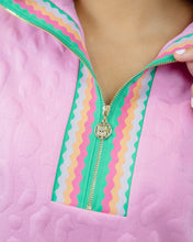 Load image into Gallery viewer, Emily McCarthy Poppy Pullover | Magenta Cheetah