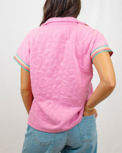 Load image into Gallery viewer, Emily McCarthy Poppy Pullover | Magenta Cheetah