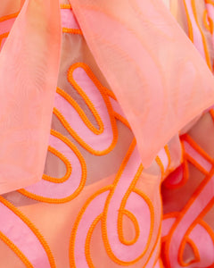 Emily McCarthy Bella Top | Coral Organza